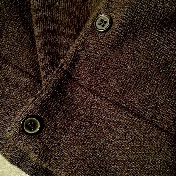 G. H. Bass & Co. women’s size Small black button front cardigan sweater - Picture 7 of 7